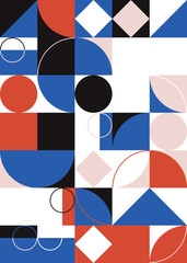 Bauhaus Abstract Vector Composition Design