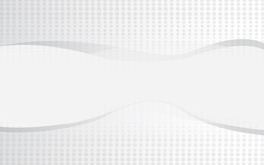 Halftone silver abstract background. Modern design template for web site, flyer, digital presentation, cover and magazine. Wavy concept for brochure, poster, backdrop and space for text