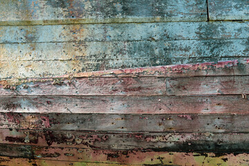Color scrolls from the planks of a shipwreck