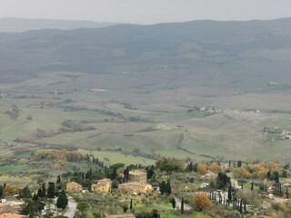 Fototapeta na wymiar Voltera - landscape Toscan - Italy