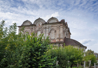 Naklejka premium Uglich. Yaroslavl region. The Church of St. Nicholas on the dry ponds. Nikolo-Shapsugskaya Church. 18th century.