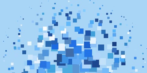 Light BLUE vector backdrop with rectangles.