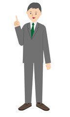 business man vector illust