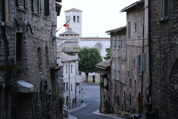Fototapeta na wymiar Interior detail of the medieval city of Assisi