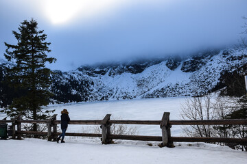 winter in the mountains