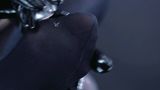 Gorgeous Feet in Black Stockings Video