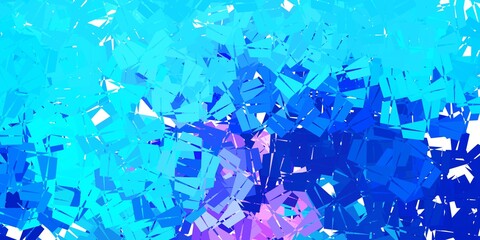 Dark pink, blue vector poly triangle texture.