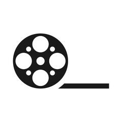 Illustration Vector Graphic of Film Reel. Perfect to use for Cinema logo
