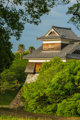 日本　熊本県熊本市、熊本城の戌亥櫓
