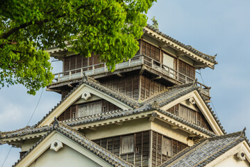  日本　熊本県熊本市、熊本城の宇土櫓