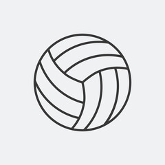 Volleyball icon isolated on background. Sport symbol modern, simple, vector, icon for website design, mobile app, ui. Vector Illustration