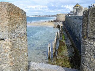 Sea view from Saint-Malo fortification