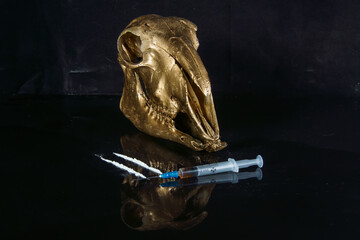 symbolic composition drug addiction leads to death
