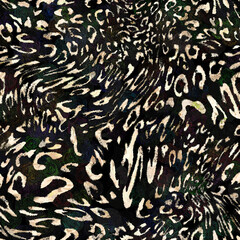 Creative art seamless pattern with different shapes and textures. Collage. textile, website, background, wallpaper.