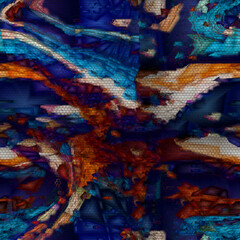 Creative art seamless pattern with different shapes and textures. Collage. textile, website, background, wallpaper.