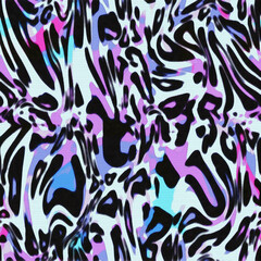 Creative art seamless pattern with different shapes and textures. Collage. textile, website, background, wallpaper.