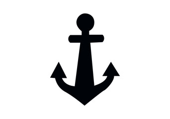 Vector anchor icon. Nautical symbol. Ship anchor.Anchor Icon for Graphic Design Projects.