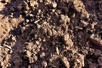 The texture of the ground layer of the earth. Sand background