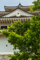 日本　佐賀県唐津市、唐津城の天守閣