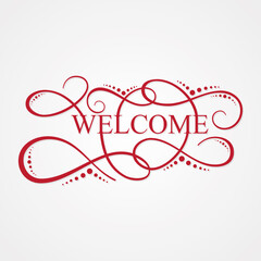 Welcome letter concept design