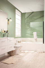 modern bathroom interior