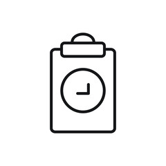 Icon vector graphic of checklist, function, good for template web etc