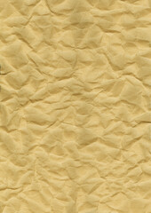 [High-definition scanning] Crumpled parchment paper