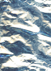 [High-definition scanning]Crumpled Aluminum Foil