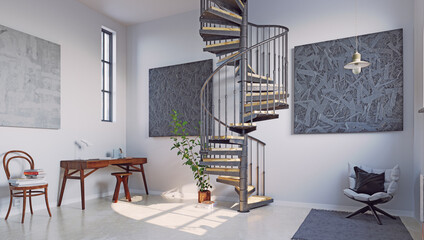 modern home office interior