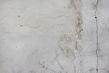 Obraz premium wall, background white of old shabby plaster