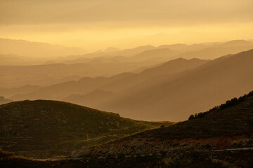 Berglandschaft in Andalusien