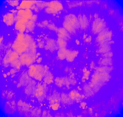 Tie Dye Shirt. Blue Batik Print. Tye Dye Art 