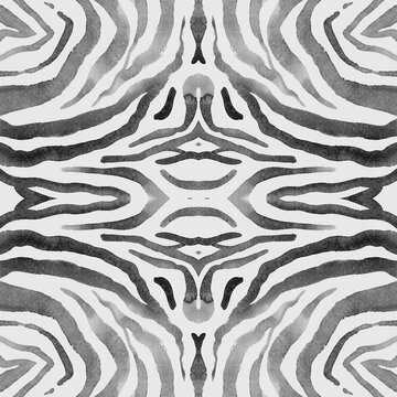 Seamless Zebra Texture. Camouflage Africa Fur. 
