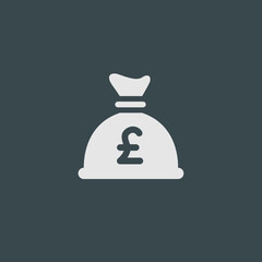 Money Bag Pound - Tile Icon