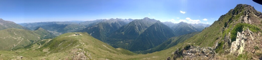 panorama of the mountains