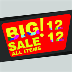 design banner,flyer, sticker big sale