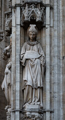 Prudentia - Statue, called Prudence, at the old town hall of Brussels © Farbzauber