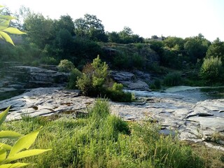 river in the mountains