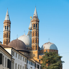 The catholic cathedral, basilica of saint anthony of padova, veneto, italy