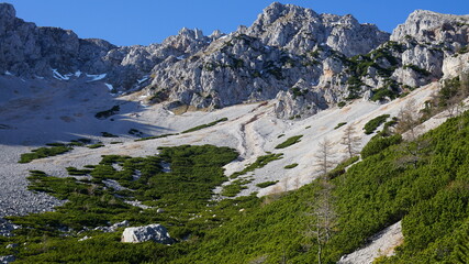 landscape in the austrian mountains