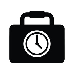Time management icon business concept