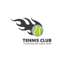 tennis ball icon vector illustration design template