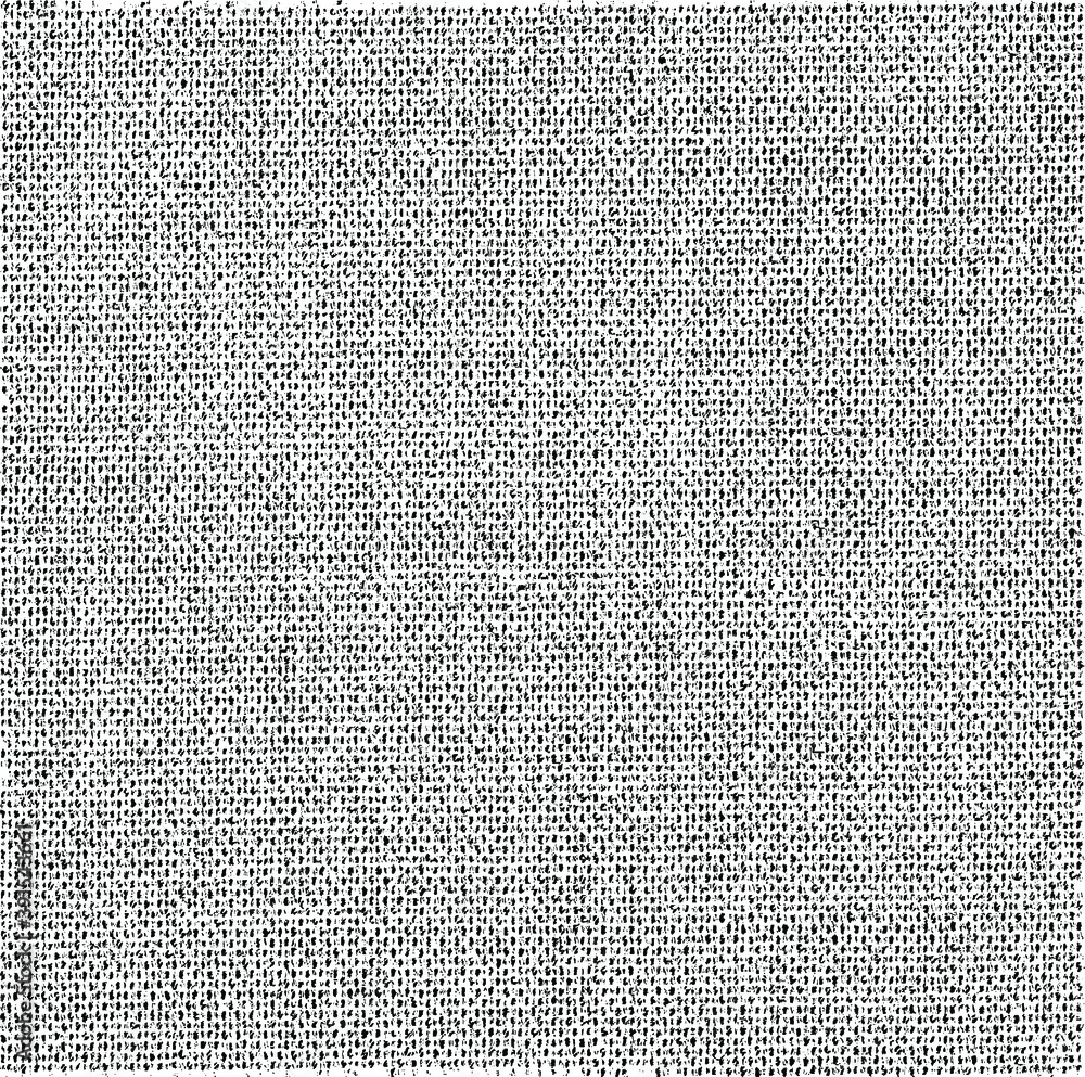 Poster vector fabric texture. distressed texture of weaving fabric. grunge background. abstract halftone ve