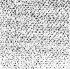 Vector fabric texture. Distressed texture of weaving fabric. Grunge background. Abstract halftone vector illustration. Overlay to create interesting effect and depth. Black isolated on white. EPS10.