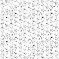 Vector fabric texture. Distressed texture of weaving fabric. Grunge background. Abstract halftone vector illustration. Overlay to create interesting effect and depth. Black isolated on white. EPS10.