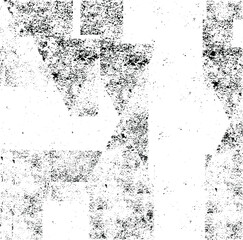 Rough black and white texture vector. Distressed overlay texture. Grunge background. Abstract textured effect. Vector Illustration. Black isolated on white background. EPS10