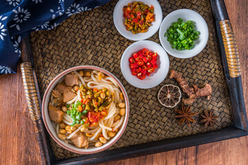 China Guangxi Guilin Gourmet Barbecued Pork Guilin Rice Noodles