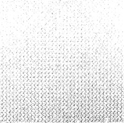 Vector fabric texture. Distressed texture of weaving fabric. Grunge background. Abstract halftone vector illustration. Overlay to create interesting effect and depth. Black isolated on white. EPS10.