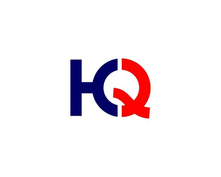 HQ QH LETTER LOGO DESIGN VECTOR TEMPLATE. HQ QH LOGO DESIGN.