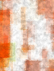 Naklejka premium Modern art. Colorful contemporary artwork. Color strokes of paint. Brushstrokes on abstract background. Brush painting.